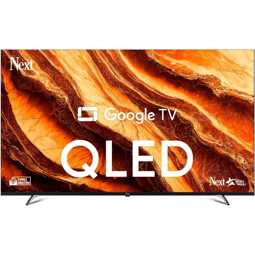 Next YE-65GFSG8-QLED 4K Ultra HD 65" 165 Ekran Uydu Alıcılı Google Smart QLED TV Outlet