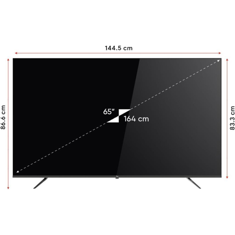 Next YE-65GFSG8-QLED 4K Ultra HD 65" 165 Ekran Uydu Alıcılı Google Smart QLED TV Outlet