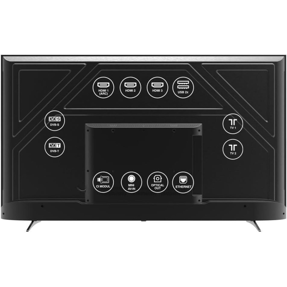 Next YE-65GFSG8-QLED 4K Ultra HD 65" 165 Ekran Uydu Alıcılı Google Smart QLED TV Outlet