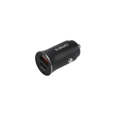 Omars USB Type-C PD 20W Çift Portlu Araç içi Hızlı Şarj Cihazı