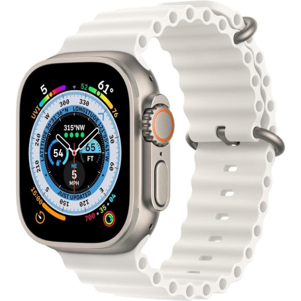 Apple Watch 49mm Beyaz Ocean Kordon Uzatma Kiti Outlet