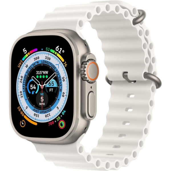 Apple Watch 49mm Beyaz Ocean Kordon Uzatma Kiti Outlet