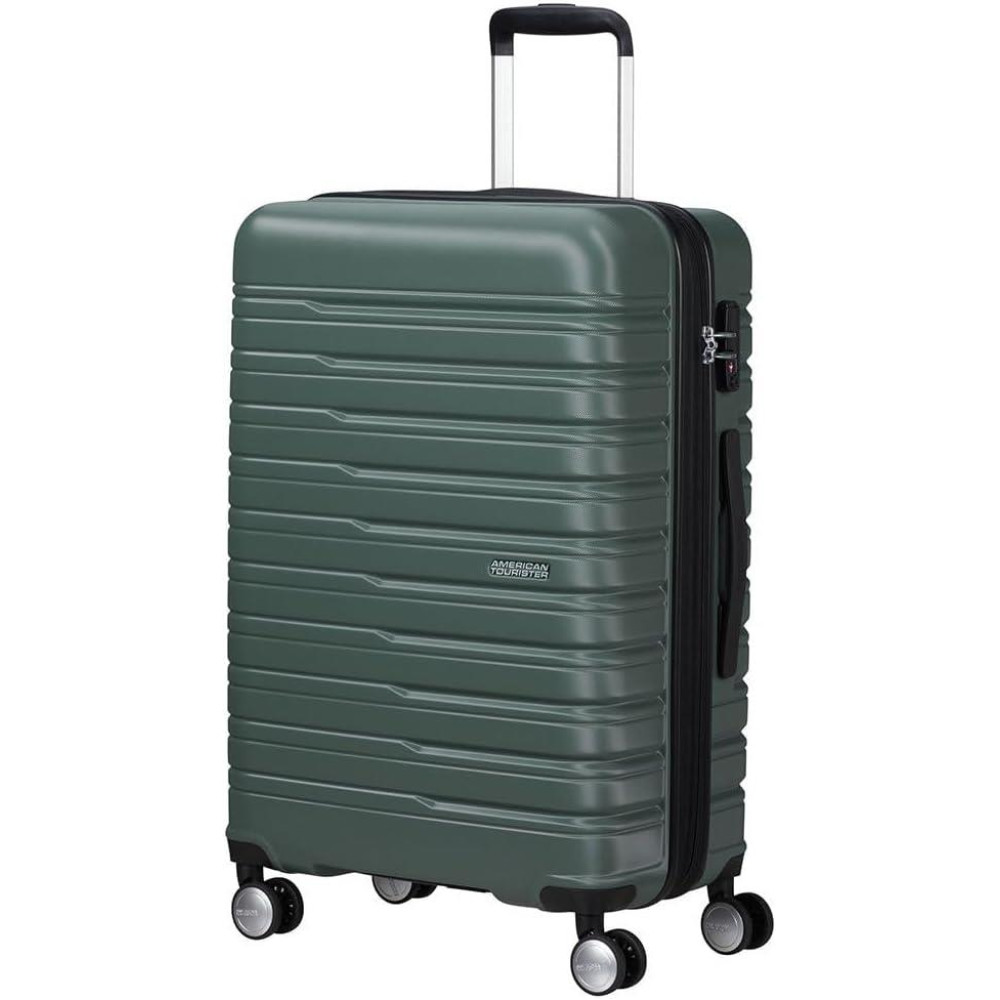 American Tourister Unisex Yetişkin Tekerlekli Valiz, Dark Forest, Yeşil, 67 cm Outlet