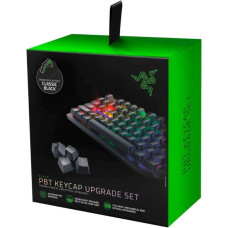 Oyun Klavyesi için Razer PBT Tuş Takımı - Mekanik ve optik klavyeler için klavye yükseltme seti (arka ışık uyumluluğu, üstün PBT malzemesi) Kuvars/Pembe