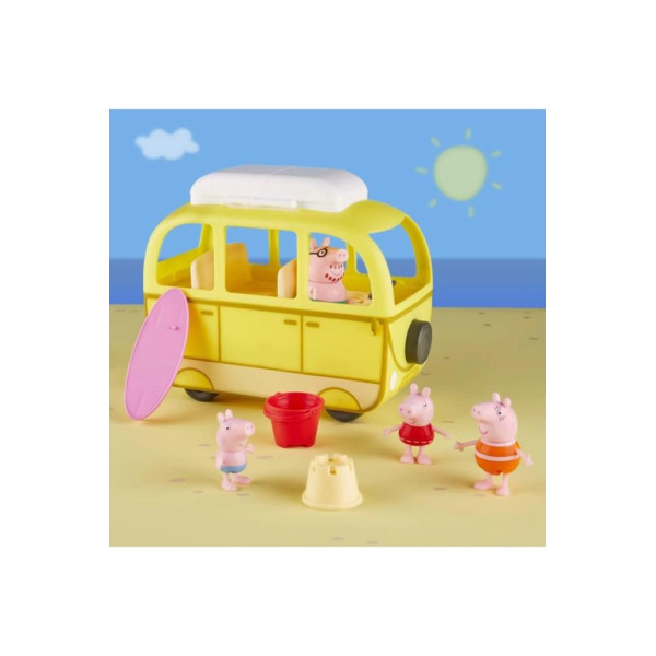 Peppa Pig Peppa'nın Maceraları: Peppa'nın Plaj Kamp Aracı F3632 Teşhir