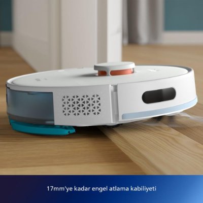 Philips HomeRun 2000 Serisi XU2100/20 Beyaz Çöp İstasyonlu Akıllı Robot Süpürge