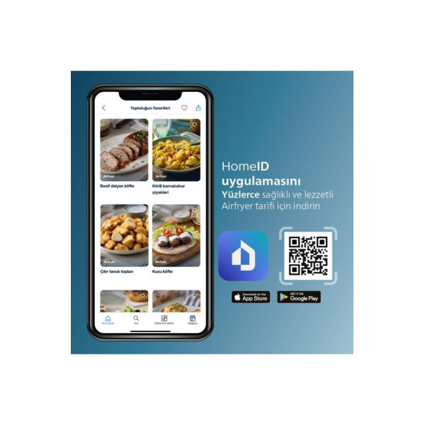Philips Airfryer 3000 Serisi NA350/00 Çift Hazneli 9 lt Yağsız Fritöz Teşhir
