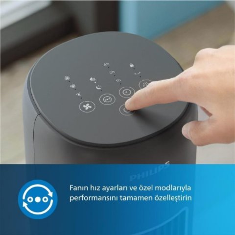 Philips 5000 Serisi CX5535/11 Siyah Kule Tipi Fanlı Vantilatör Teşhir