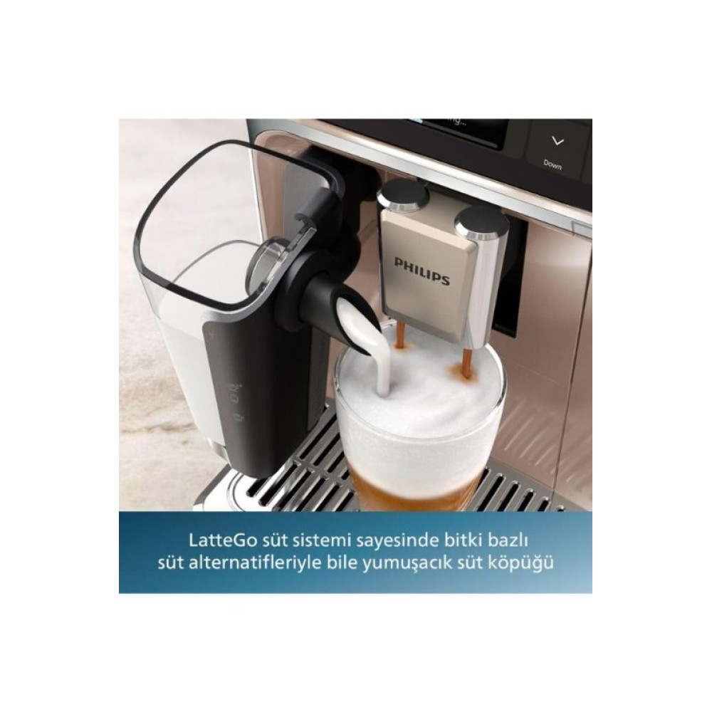 Philips 5500 Serisi LatteGo EP5543/80 Tam Otomatik Espresso Makinesi Outlet