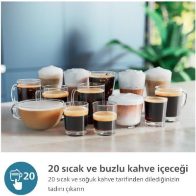 Philips 5500 Serisi LatteGo EP5543/80 Tam Otomatik Espresso Makinesi Outlet