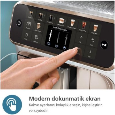 Philips 5500 Serisi LatteGo EP5543/80 Tam Otomatik Espresso Makinesi Outlet