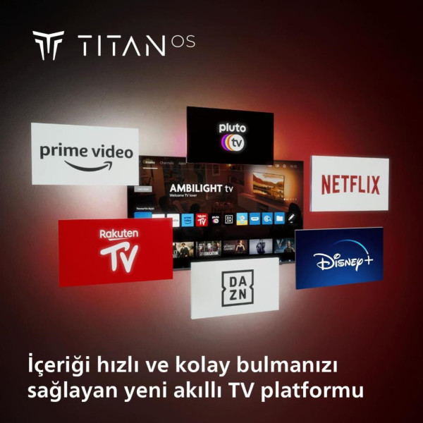 Philips The One 65PUS8909 4K Ultra HD 65" 165 Ekran Uydu Alıcılı Smart Ambilight LED TV Outlet