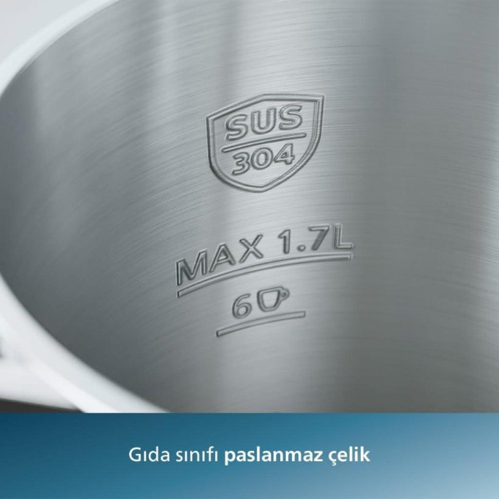 Philips 7000 Serisi HD9396/90 2200 W Çelik Kettle