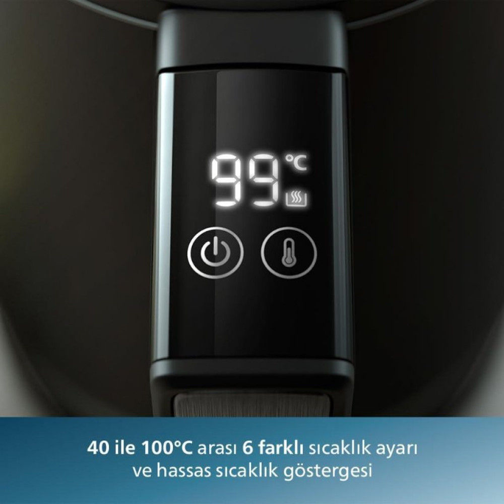 Philips 7000 Serisi HD9396/90 2200 W Çelik Kettle