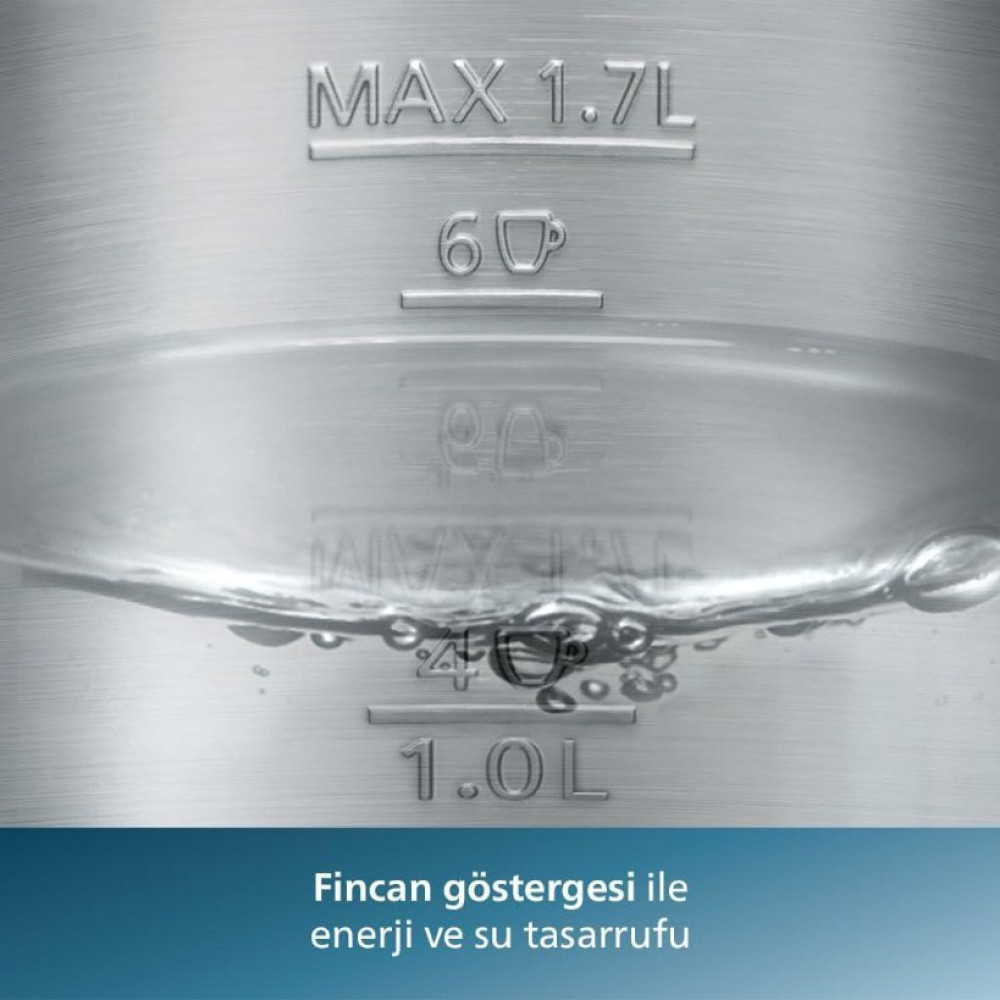 Philips 7000 Serisi HD9396/90 2200 W Çelik Kettle