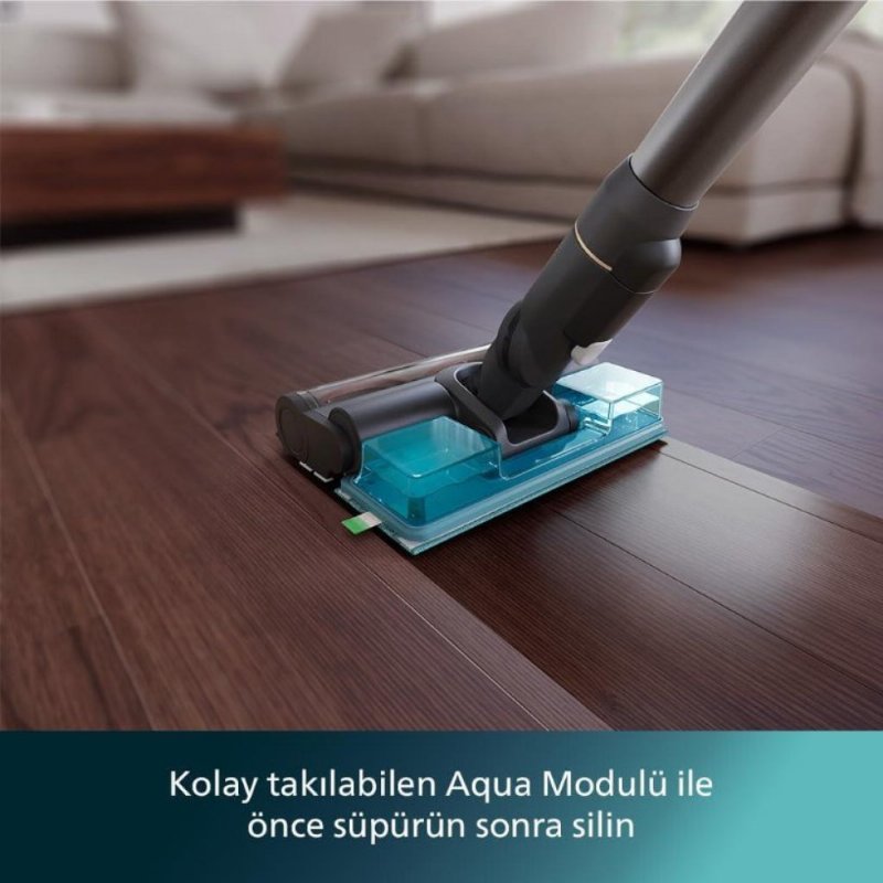 Philips 7000 Serisi XC7057/01 Islak Kuru Şarjlı Dikey Süpürge Teşhir