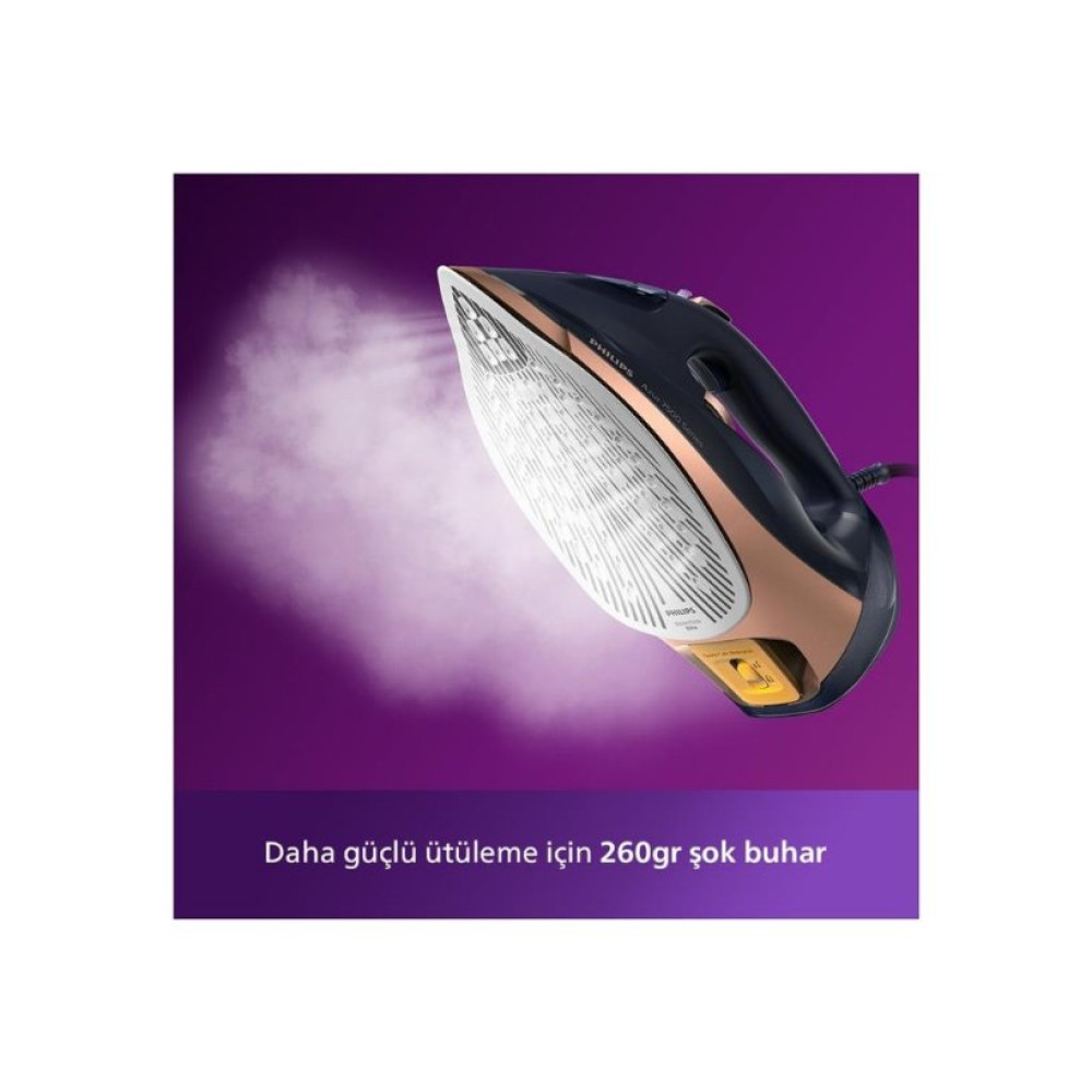 Philips Azur DST7510/80 Buharlı Ütü, 300 ml, 3200W