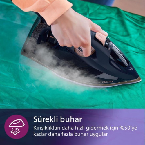 Philips Azur DST7510/80 7500 Serisi 3200 W Buharlı Ütü Outlet