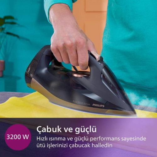 Philips Azur DST7510/80 7500 Serisi 3200 W Buharlı Ütü Outlet