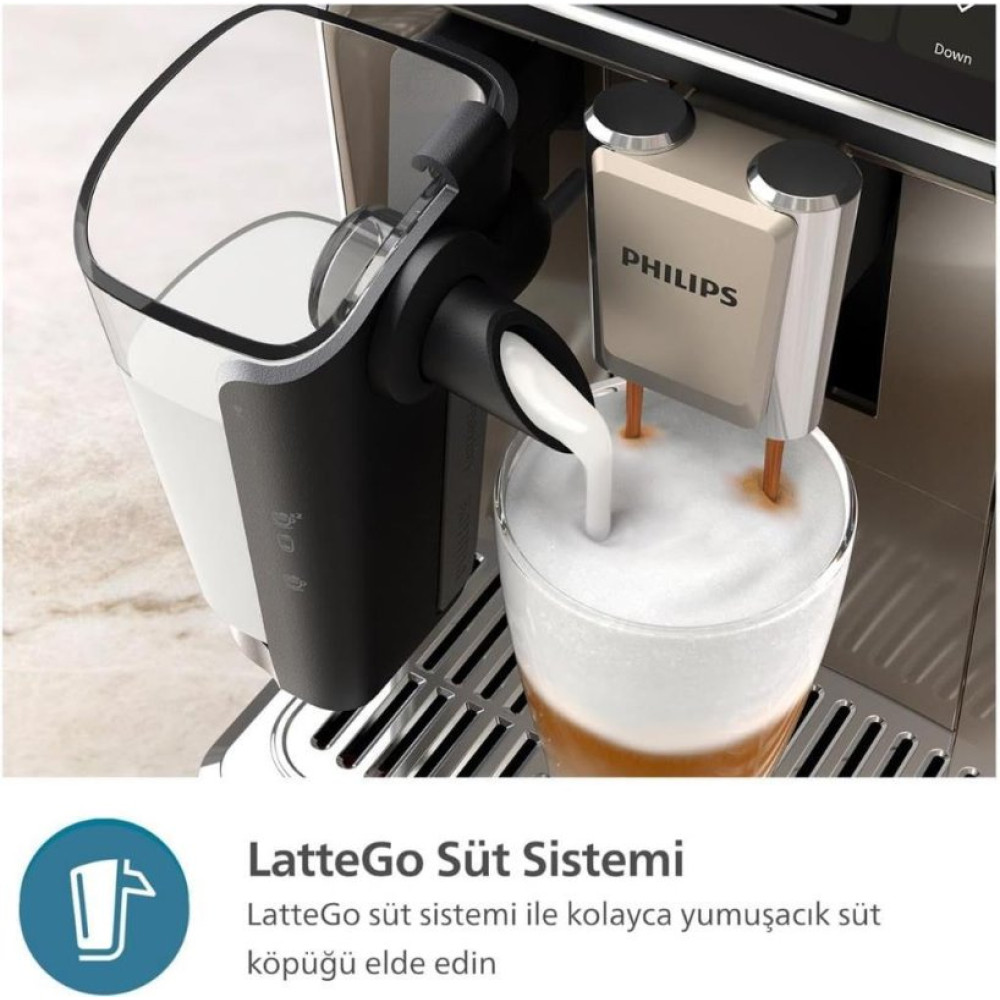 Philips 5500 Serisi LatteGo EP5547/90 Tam Otomatik Espresso Makinesi Teşhir