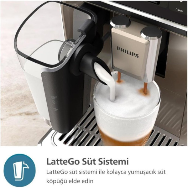 Philips 5500 Serisi LatteGo EP5547/90 Tam Otomatik Espresso Makinesi Teşhir