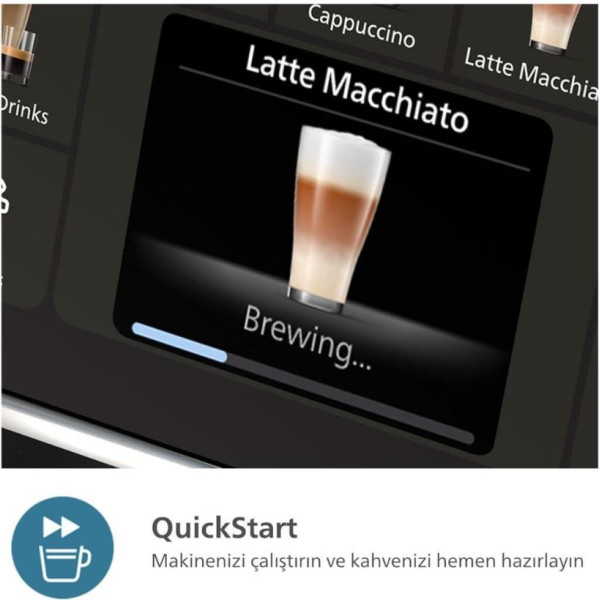 Philips 5500 Serisi LatteGo EP5547/90 Tam Otomatik Espresso Makinesi Teşhir
