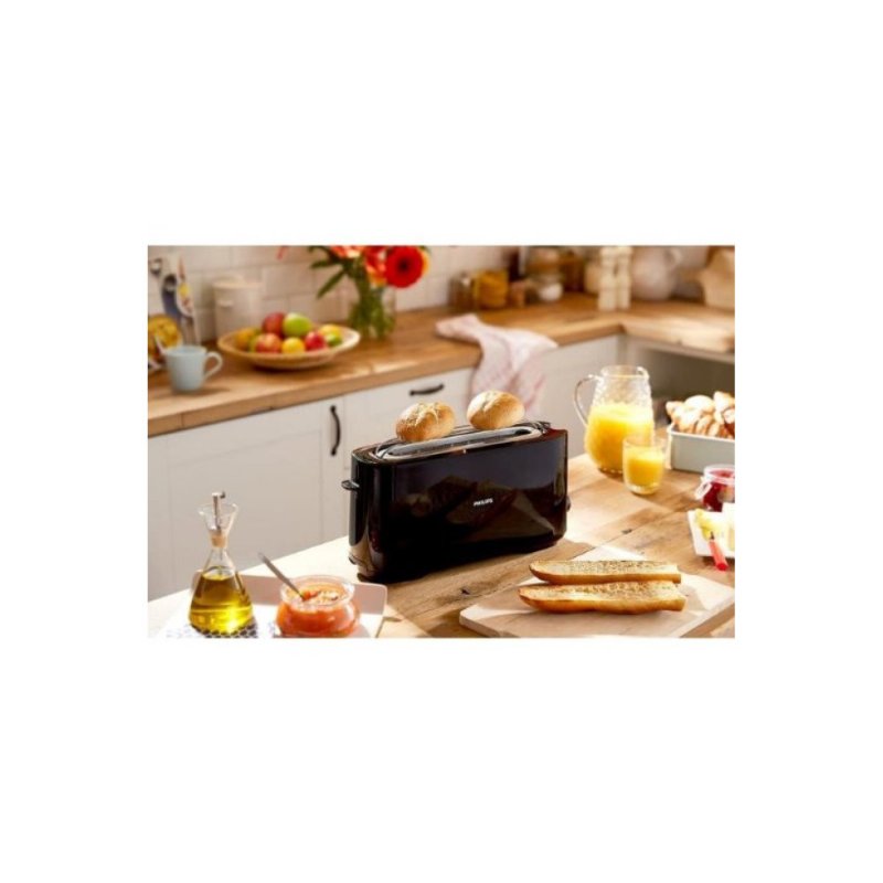 Philips Daily Collection HD2590/90 Siyah Ekmek Kızartma Makinesi 
