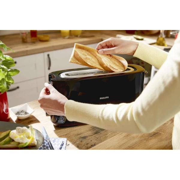 Philips Daily Collection HD2590/90 Siyah Ekmek Kızartma Makinesi Teşhir