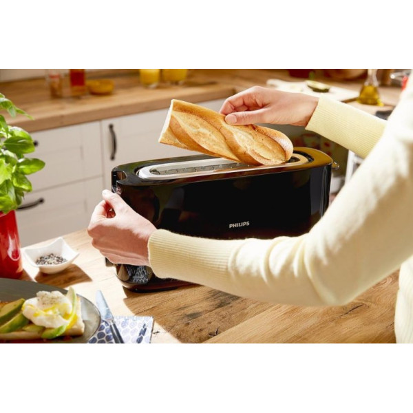 Philips Daily Collection HD2590/90 Siyah Ekmek Kızartma Makinesi Teşhir