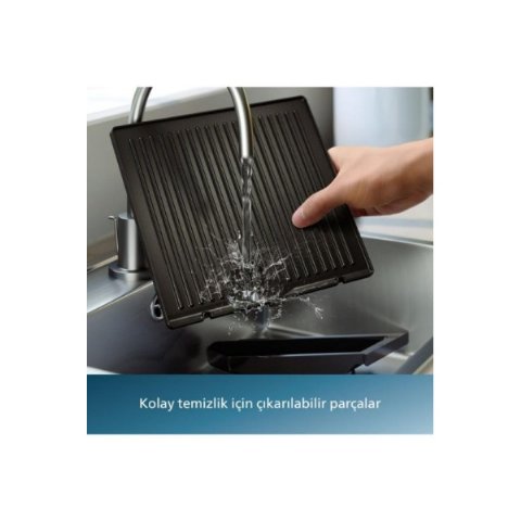 Philips 5000 Serisi Contact Grill HD6301/90 2200 W Tost Makinesi Teşhir