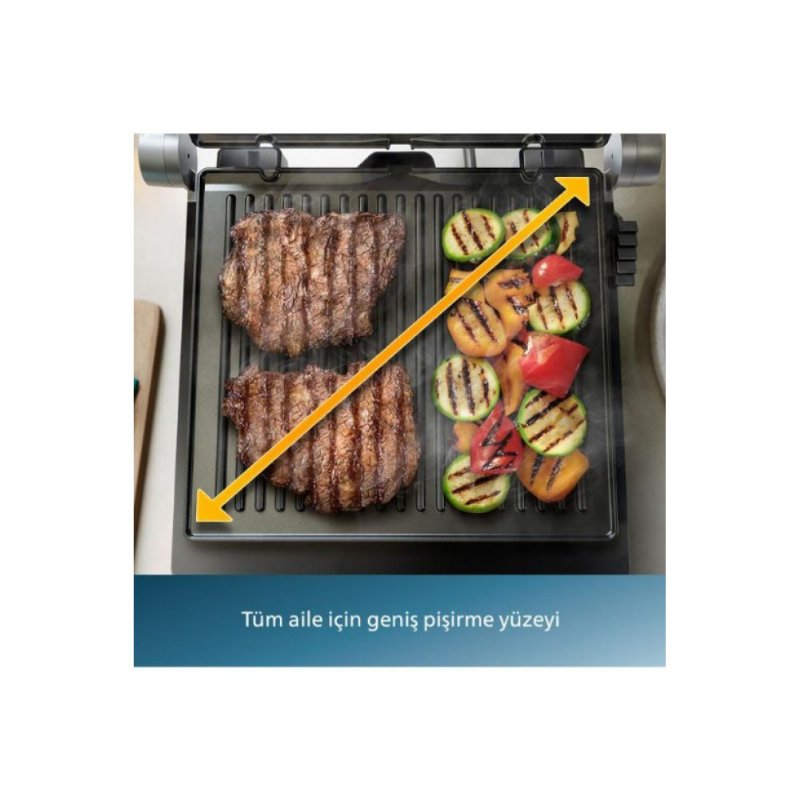 Philips 5000 Serisi Contact Grill HD6301/90 2200 W Tost Makinesi Teşhir