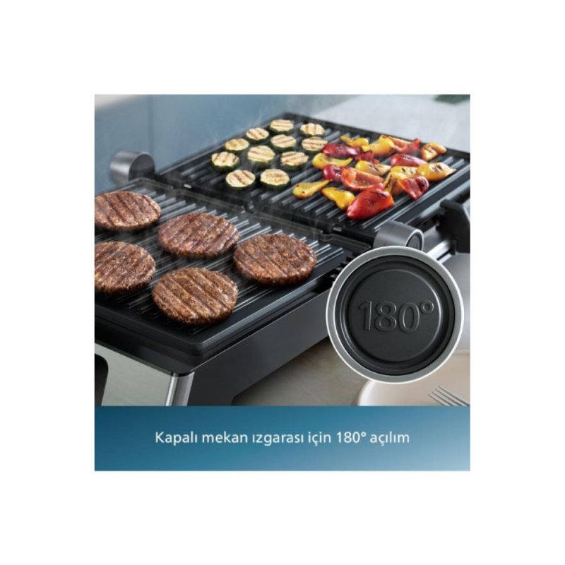 Philips 5000 Serisi Contact Grill HD6301/90 2200 W Tost Makinesi Teşhir
