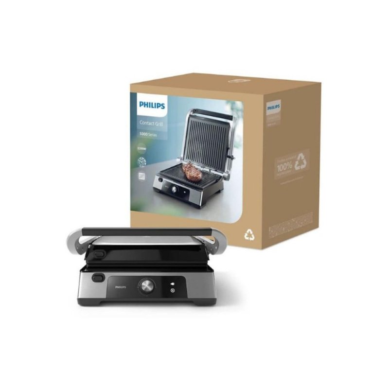 Philips 5000 Serisi Contact Grill HD6301/90 2200 W Tost Makinesi Teşhir