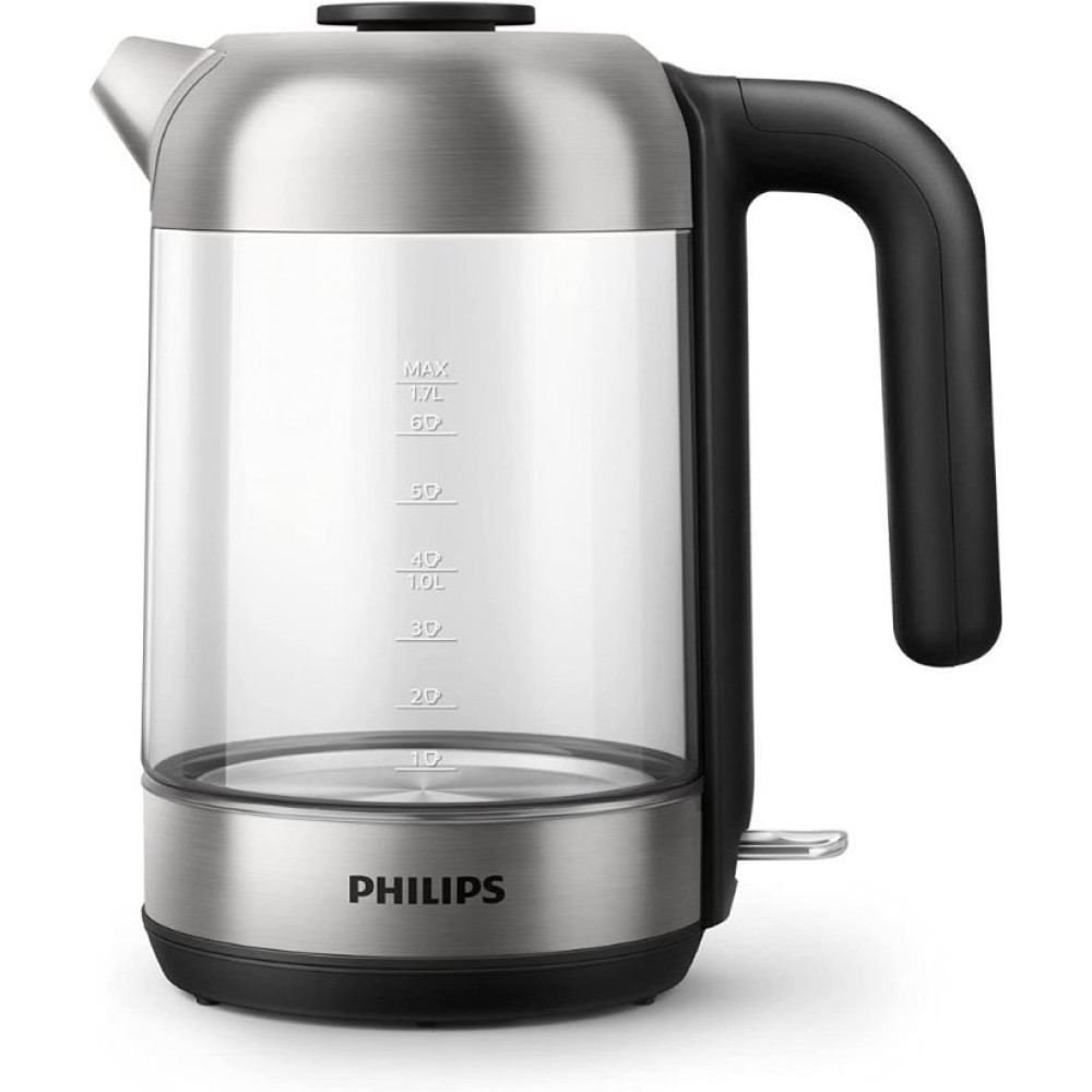 Philips HD9339/80 Cam Su Isıtıcısı, 1,7 Litre, Led Aydınlatma, Kuru Çalışma Koruması, Çıkarılabilir Mikro Süzgeç Filtresi, 2200