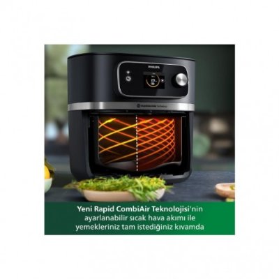 Philips Airfryer HD9880/90 7000 Serisi Combi XXL Connected 8.3 lt Yağsız Fritöz - TEŞHİR