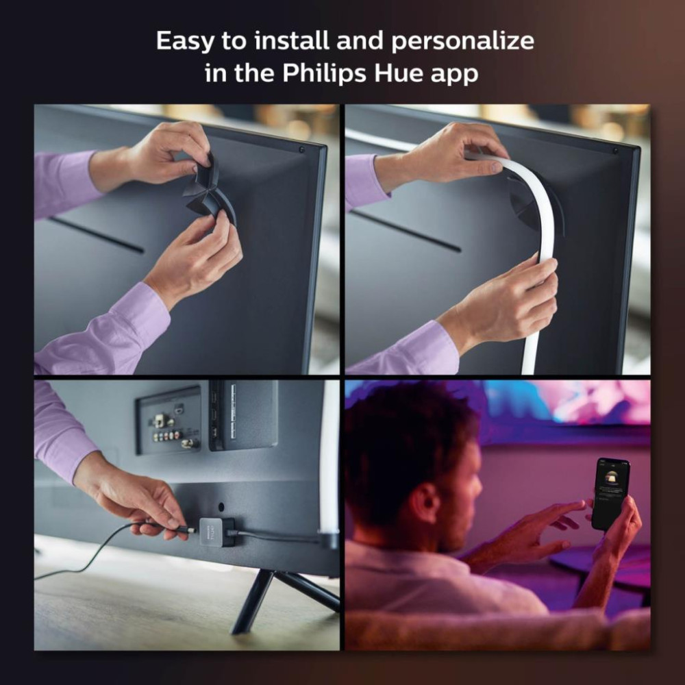 Philips Hue Lightstrip Gradient TV 75" Akıllı LED Şerit - TEŞHİR