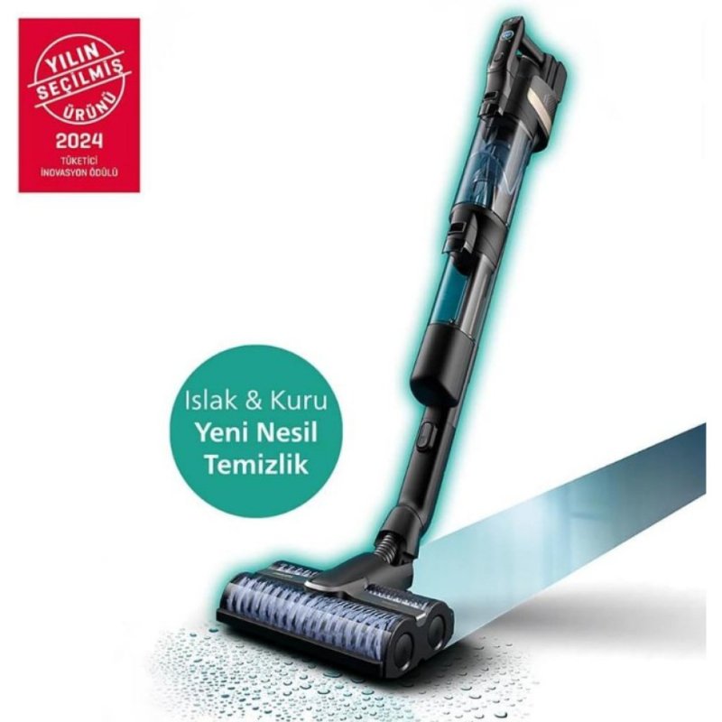 Philips Aqua Trio XW9383/01 Islak Kuru Şarjlı Dikey Süpürge Outlet