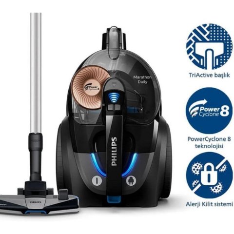 Philips Marathon Ultimate XB7150/07 900 W Toz Torbasız Süpürge Teşhir