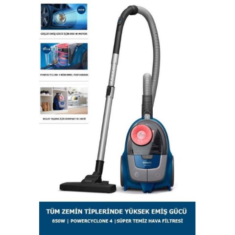 Philips XB2123/09 2000 Serisi 850 W Toz Torbasız Süpürge Outlet