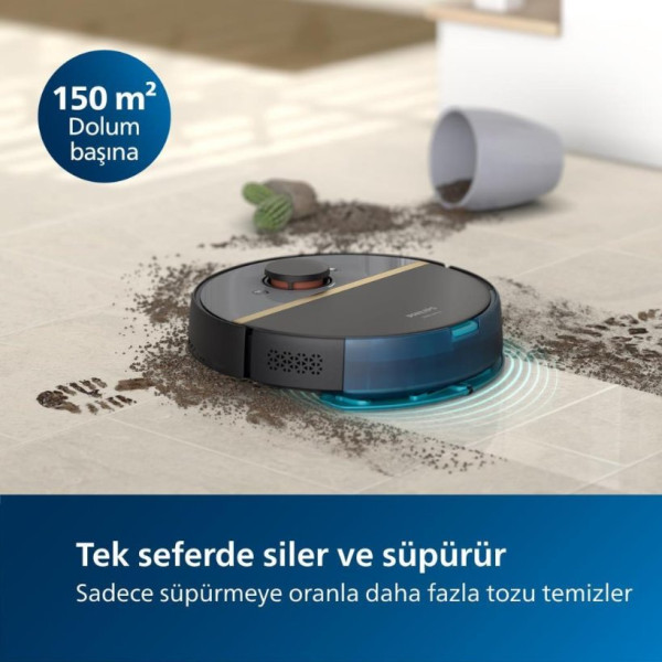 Philips HomeRun 7000 Serisi Aqua XU7000 Akıllı Robot Süpürge