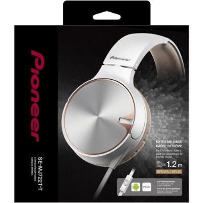Pioneer SE-MJ722T-T Kahverengi Kulak Üstü Kulaklık