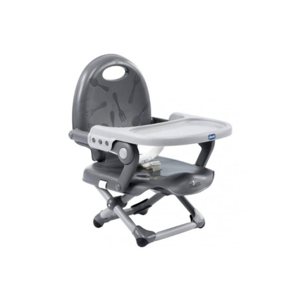 Chicco Pocket Snack Yükseltici Mama Sandalyesi Dark Grey Outlet