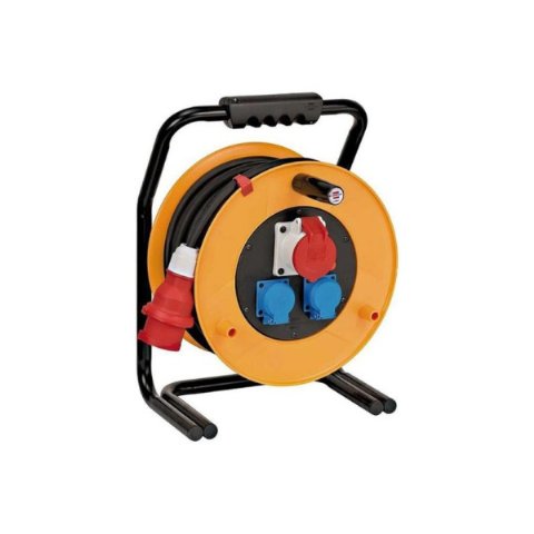 Brennenstuhl Brobusta Serisi IP44 Lisanslı Suya Dayanıklı CEE 1 + 2 Soketli 40 Metre Makaralı Kablo Outlet