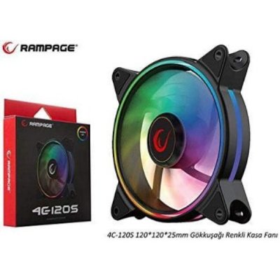 Rampage 4C-120S RGB 12 cm Kasa Fanı