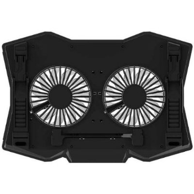 Rampage AD-RC9 TORNADO Siyah 115 -115 -15mm (2 adet)Fanlı 10''-18'' RGB Işıklı Notebook Soğutucu