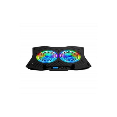 Rampage Ad-rc9 Tornado Siyah 115 -115 -15mm (2 Adet) Fanlı 10-18 Rgb Işıklı Notebook Soğutucu Stand Outlet