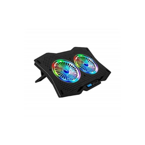 Rampage Ad-rc9 Tornado Siyah 115 -115 -15mm (2 Adet) Fanlı 10-18 Rgb Işıklı Notebook Soğutucu Stand Outlet