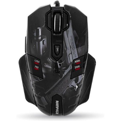 Rampage GX-CORE8 RGB Makrolu Ergonomik Optik Kablolu Oyuncu Mouse - Outlet