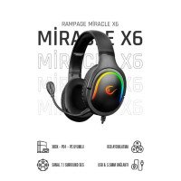 Rampage Miracle-X6 RGB USB Kab...