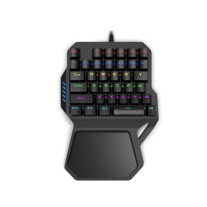 Rampage Palm KB-R77 Blue Switch Kablolu Mekanik Oyuncu Klavyesi